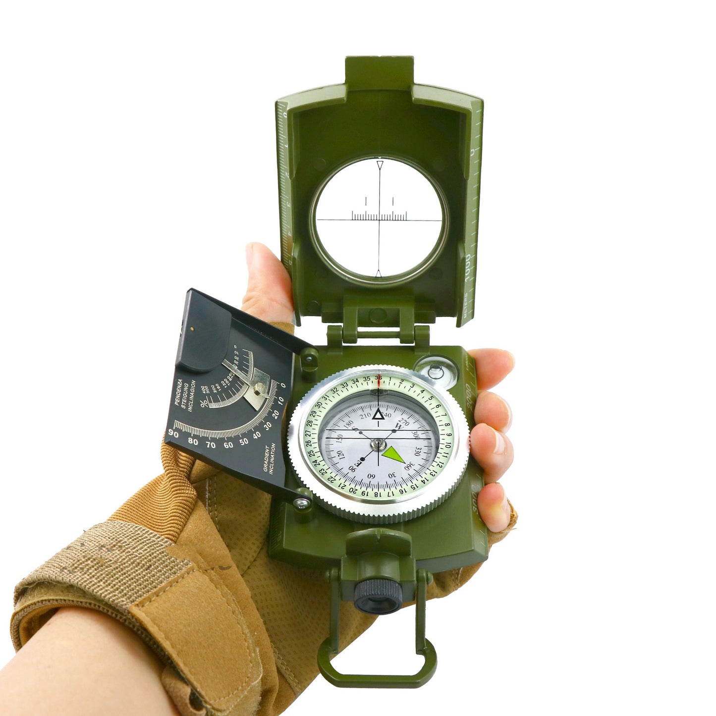 Boussole Professionnelle - Haute Précision Navigation Outdoor - Camp de Base Farzen