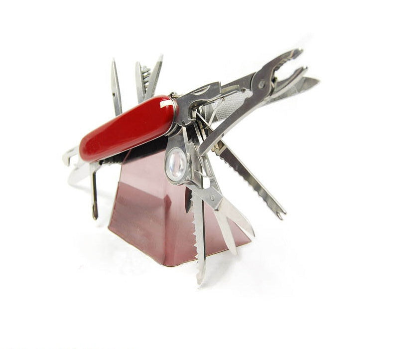 Couteau Suisse Multifonctionnel 30+ Outils Acier Inoxydable - Camp de Base Farzen
