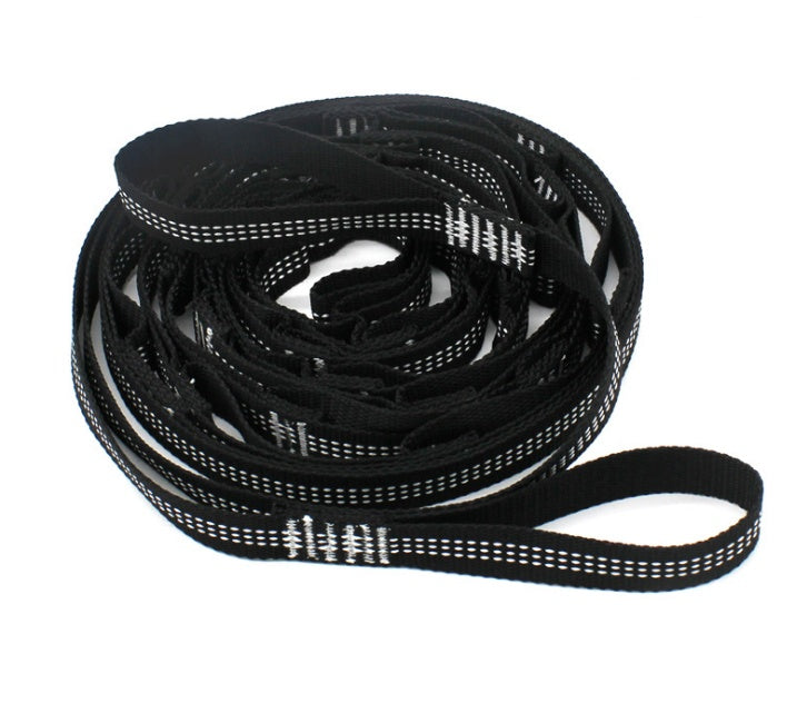 Sangles Hamac Outdoor Ultra-Résistantes - Kit 2 Sangles 2,8m x 2,5cm - Camp de Base Farzen