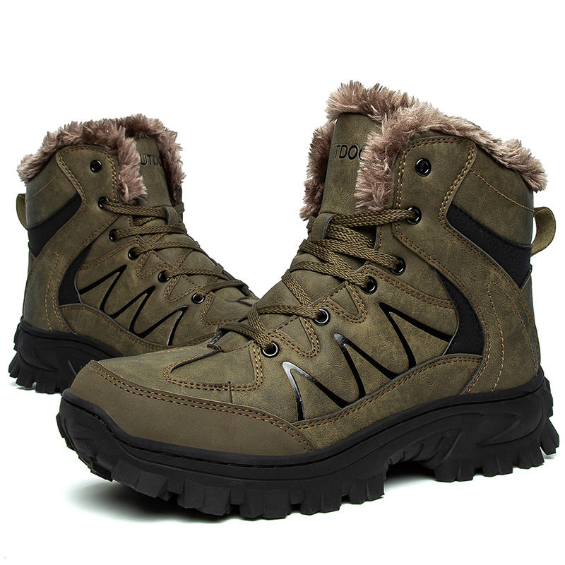 Chaussures Montantes Homme Hiver - Grande Taille 39-48 - Camp de Base Farzen
