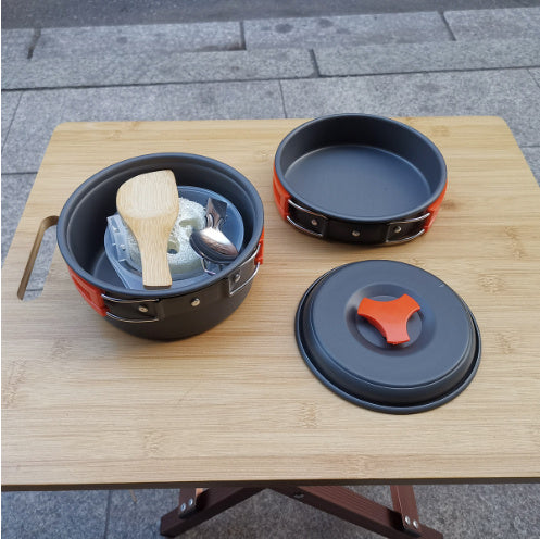 Batterie Cuisine Outdoor Duo Kit Camping 1-2 Personnes - Camp de Base Farzen