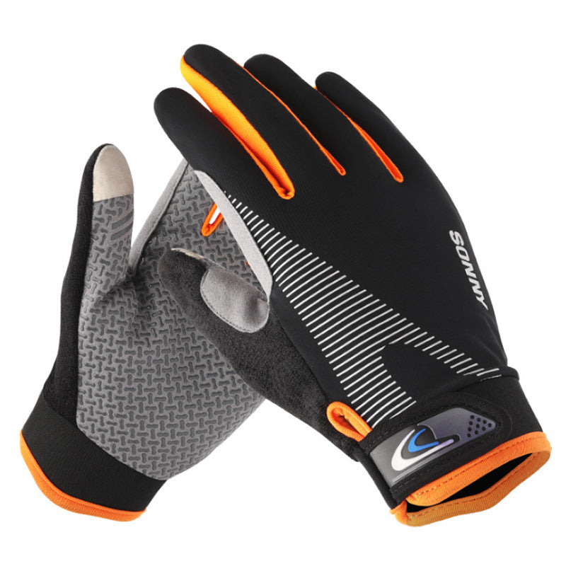Gants Cyclisme Nylon Protection Solaire - Anti-Chocs - Camp de Base Farzen