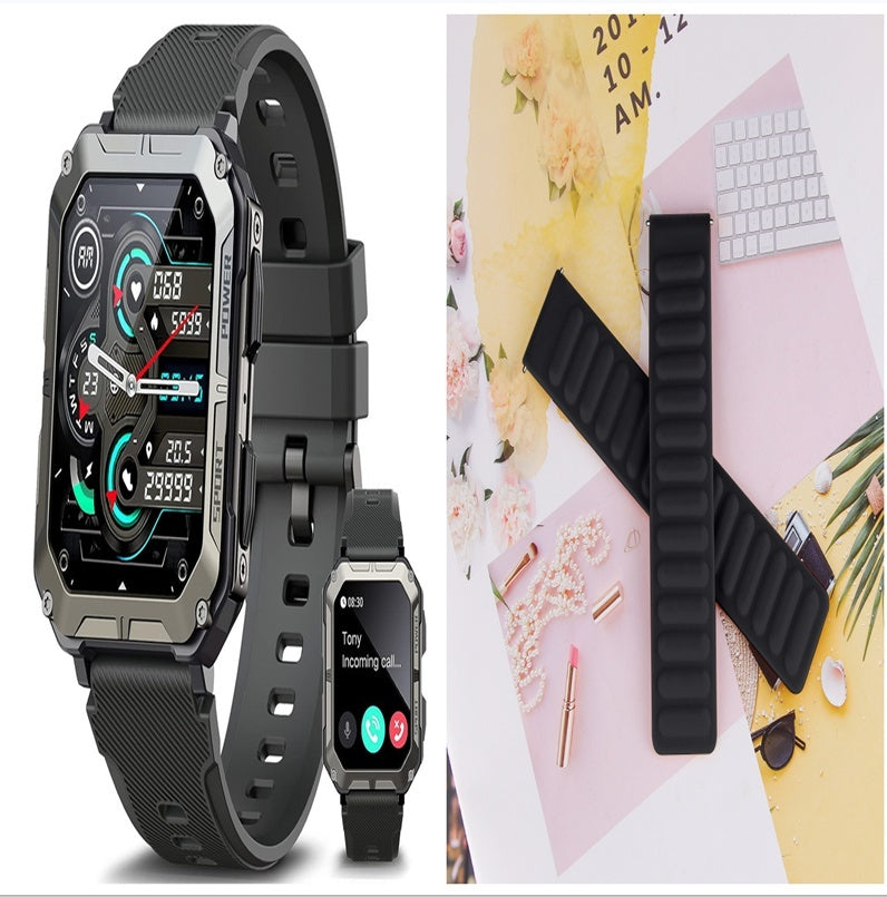Montre Connectée Sport Bluetooth - Appels Outdoor - Camp de Base Farzen