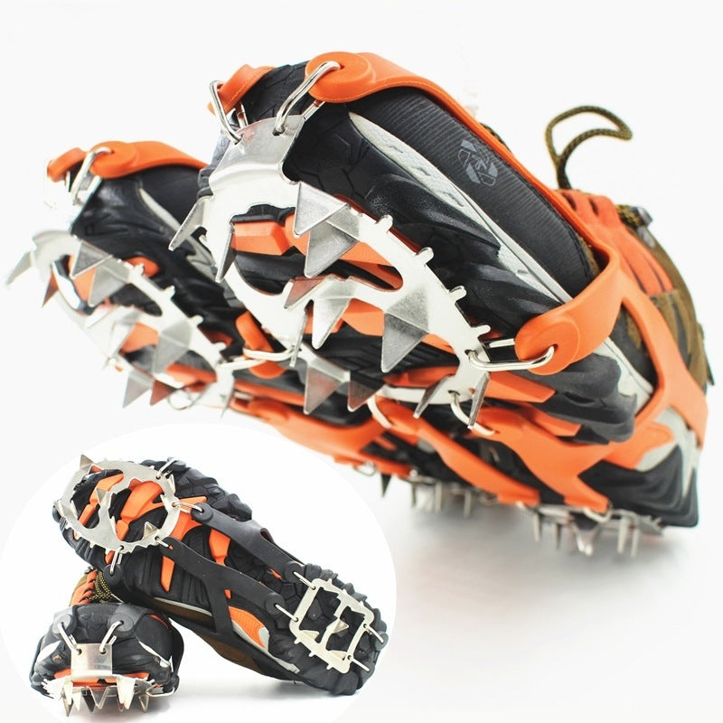 Crampons Antidérapants Renforcés - Grandes Dents Sécurité - Camp de Base Farzen