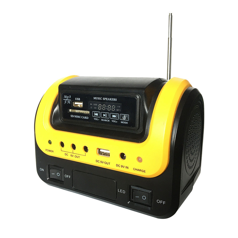 Kit Éclairage Solaire Portable 5W | Radio Bluetooth & Power Bank 5000mAh - Camp de Base Farzen