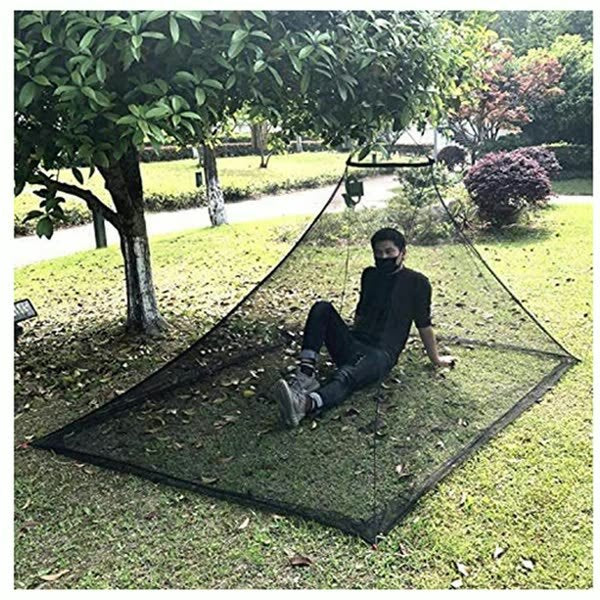 Moustiquaire Camping Pliable - Protection Insectes 220x120x100cm - Camp de Base Farzen