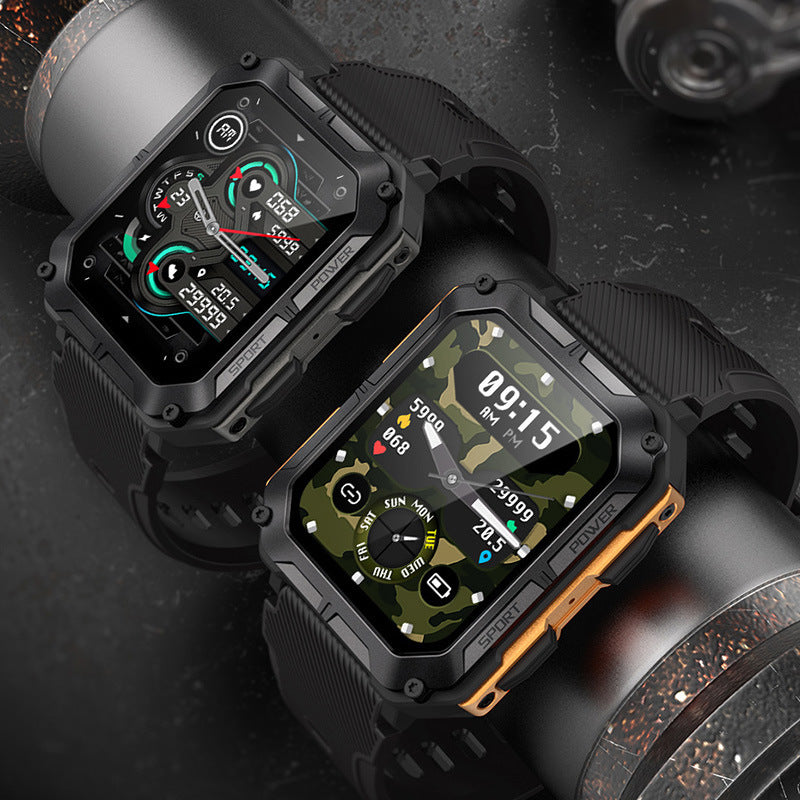 Montre Connectée Sport Bluetooth - Appels Outdoor - Camp de Base Farzen