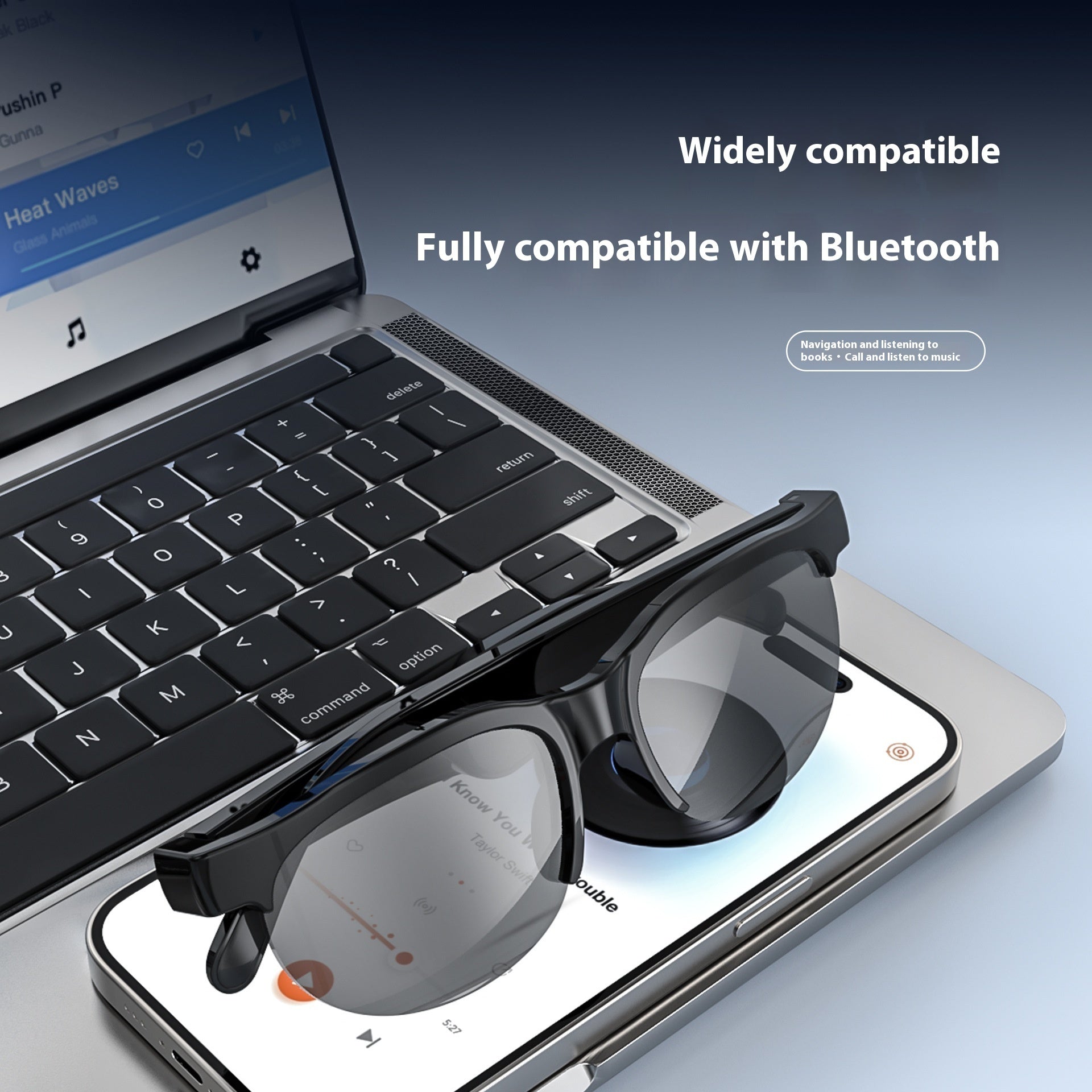 Lunettes intelligentes avec protection UV et lumière bleue - Camp de Base Farzen