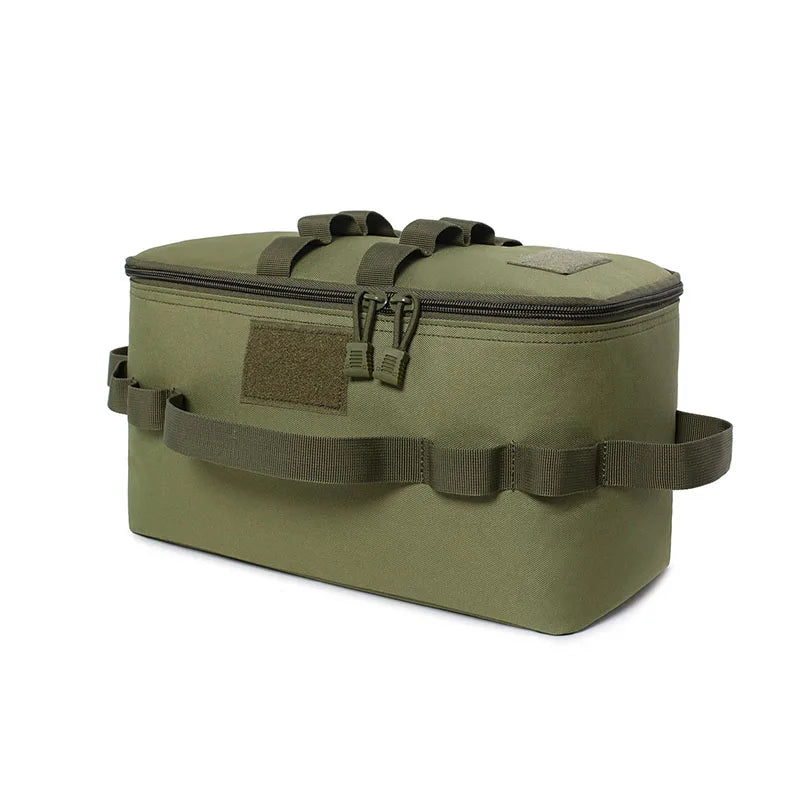 Sac Rangement Camping Oxford 600D - Organisateur Réchaud Ustensiles 310g - Camp de Base Farzen