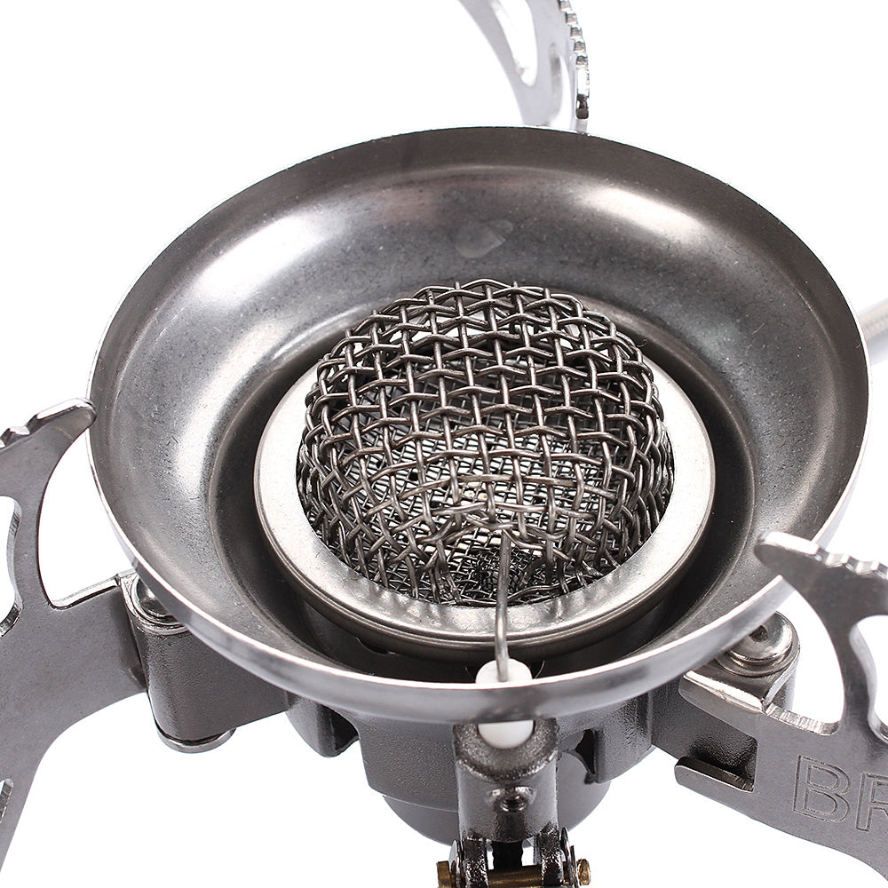 Réchaud Camping Coupe-Vent Puissant 1400W - 363g - Camp de Base Farzen