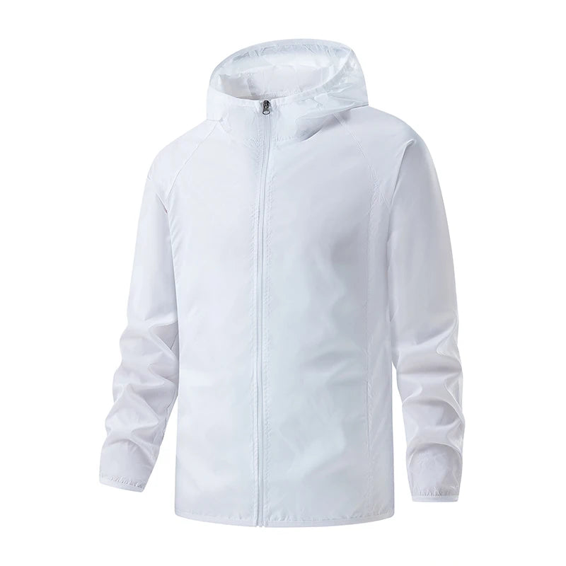Veste Imperméable Randonnée - Coupe-Vent Anti-UV Mixte - Camp de Base Farzen