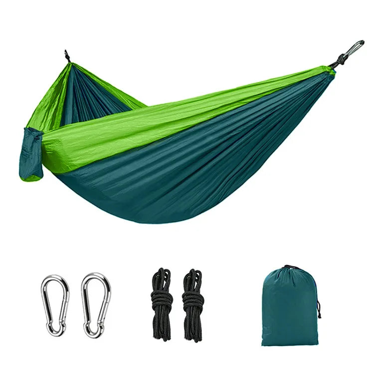 Hamac Camping Portable Nylon Parachute - Durable Installation Facile - Camp de Base Farzen