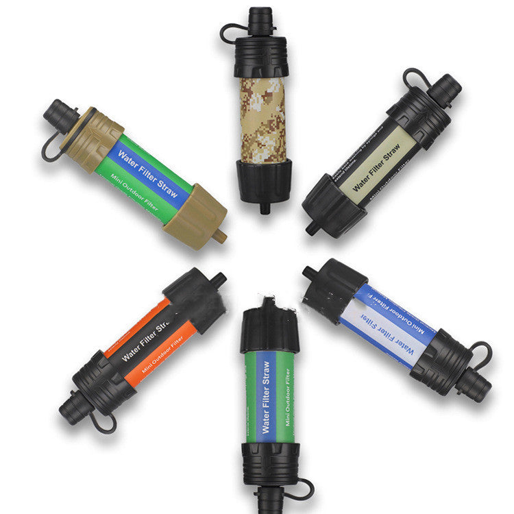 Paille Filtre Eau Portable 5000L - Mini Purificateur Voyage Urgence 52g - Camp de Base Farzen