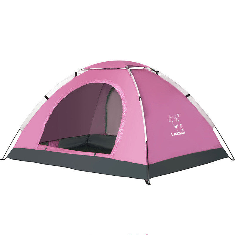 Tente Plage Camping 3-4 Personnes - Légère Protection Solaire - Camp de Base Farzen
