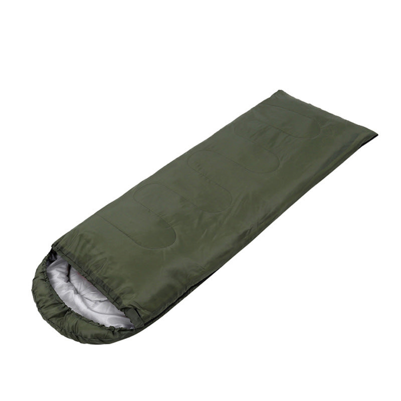 Sac de Couchage Portable Capuchon - Étanche Polyester Voyage 180x75cm - Camp de Base Farzen