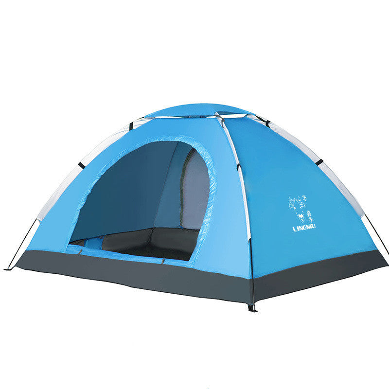 Tente Plage Camping 3-4 Personnes - Légère Protection Solaire - Camp de Base Farzen