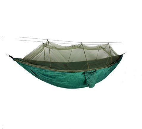 Hamac Anti-Moustiques Camping - Protection Intégrée Nylon 300kg - Camp de Base Farzen