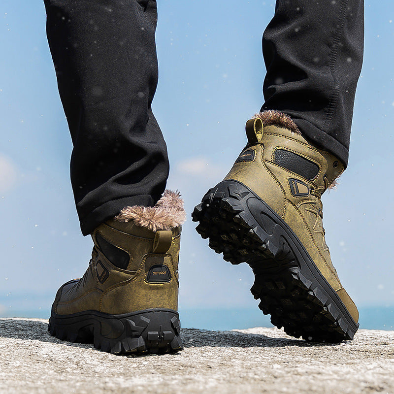 Chaussures Montantes Homme Hiver - Grande Taille 39-48 - Camp de Base Farzen
