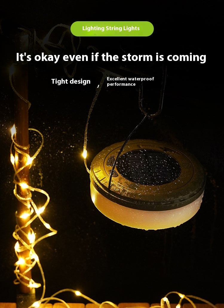 Lampe Solaire Camping Tente - Éclairage Écologique Outdoor 269g - Camp de Base Farzen