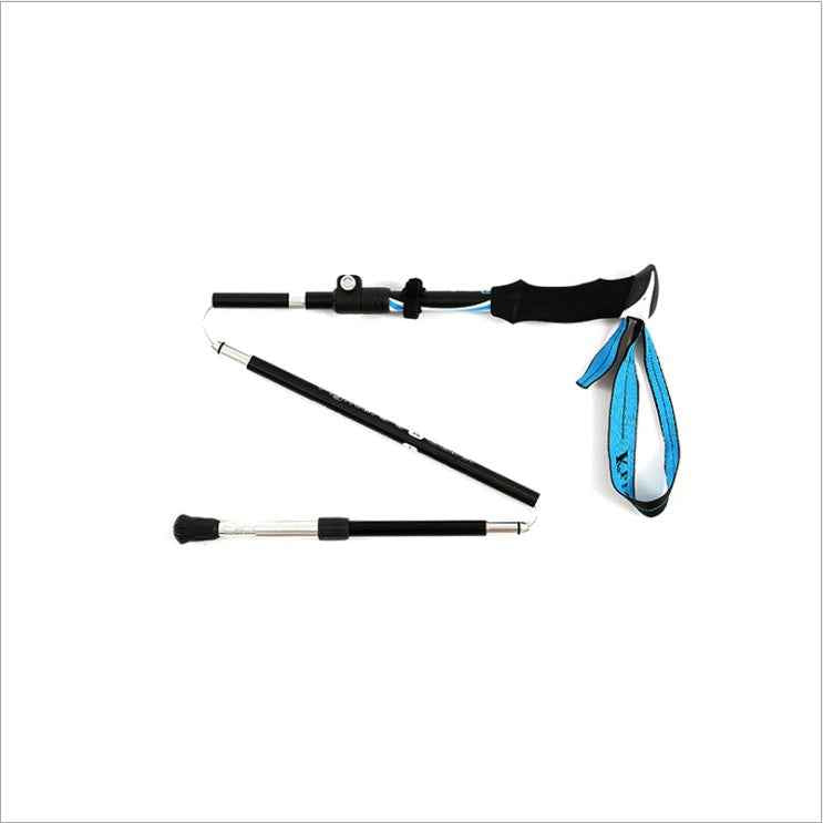 Bâton Randonnée Télescopique Pliable - Aluminium Ultra-Léger 333g - Camp de Base Farzen