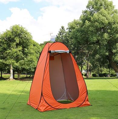 Tente Douche Portable Camping - Abri Privé Multifonction 120x190cm - Camp de Base Farzen