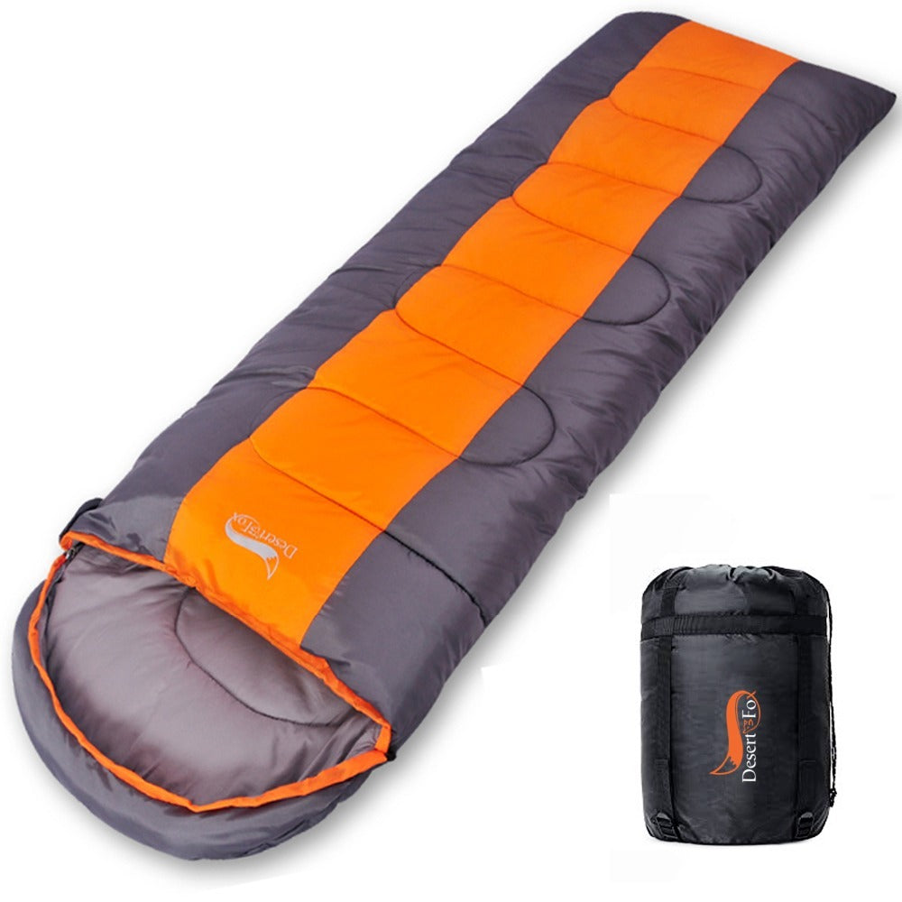 Sac de Couchage 4 Saisons - Léger Polyester 210T Camping Randonnée - Camp de Base Farzen