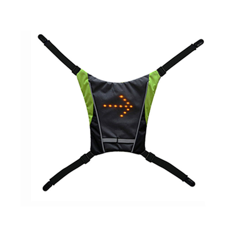 Gilet Signalisation LED Cyclisme - Haute Visibilité Nuit - Camp de Base Farzen