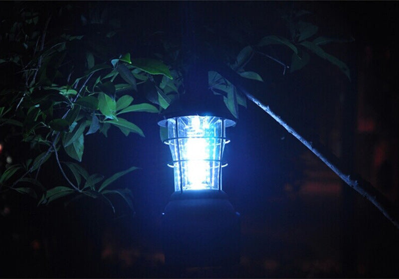 Lampe de Camping Solaire avec Manivelle - Rechargeable 1200mAh - Camp de Base Farzen