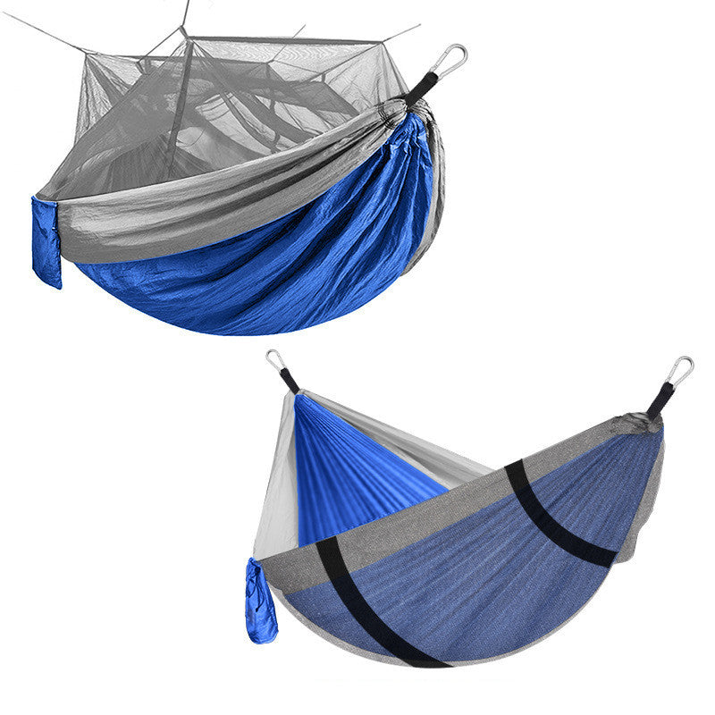 Hamac Camping Moustiquaire Nylon 210T - 1-2 Personnes 260x140cm - Camp de Base Farzen