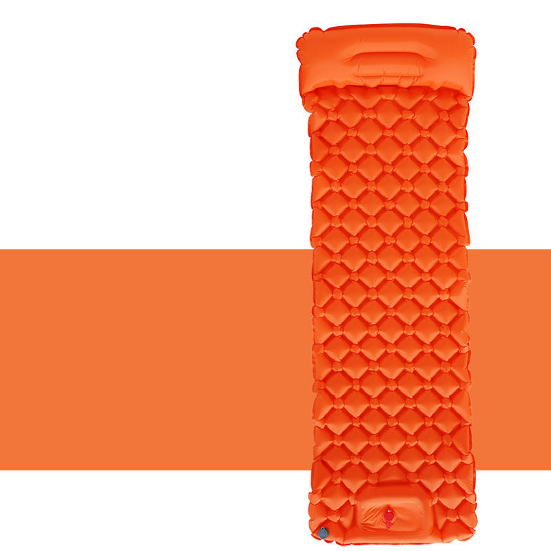 Matelas Gonflable Camping - Oreillers Intégrés 190x60cm Ultra-Léger - Camp de Base Farzen