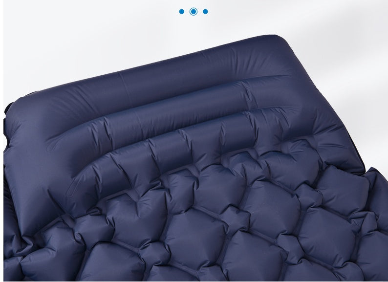 Matelas Gonflable Camping Double 2 Places - TPU Nylon Ultra-Léger 6cm - Camp de Base Farzen