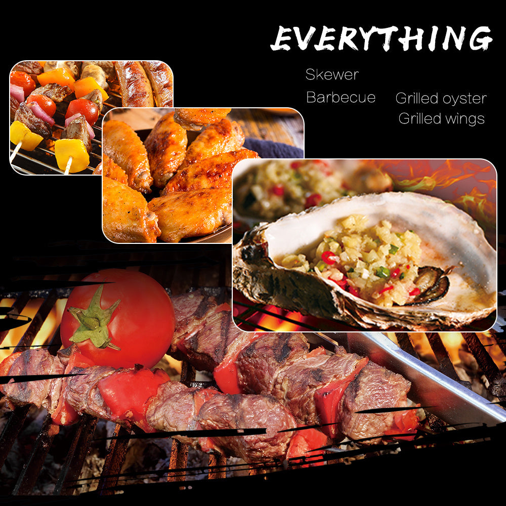Barbecue Pliable Portable Acier Inoxydable Compact 1,2kg - Camp de Base Farzen