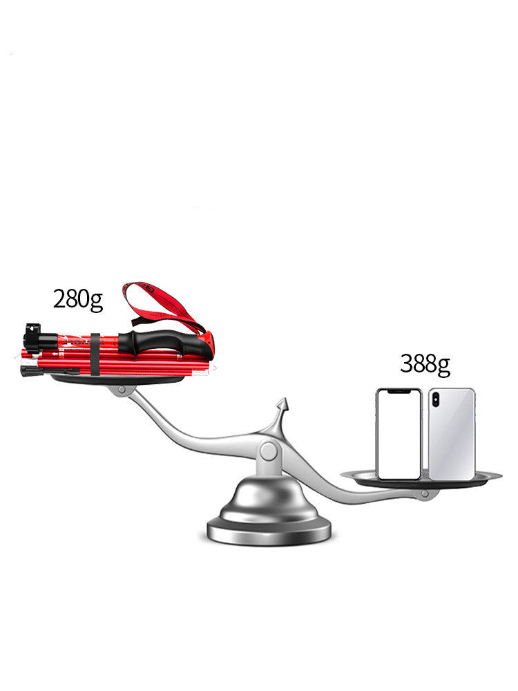 Bâton Randonnée Aluminium 5 Sections Verrou Extérieur - 330g - Camp de Base Farzen