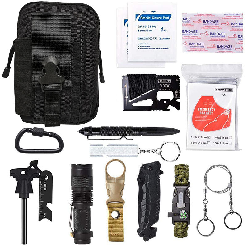 Outil Multifonction Camping Urgence - Kit SOS Outdoor - Camp de Base Farzen
