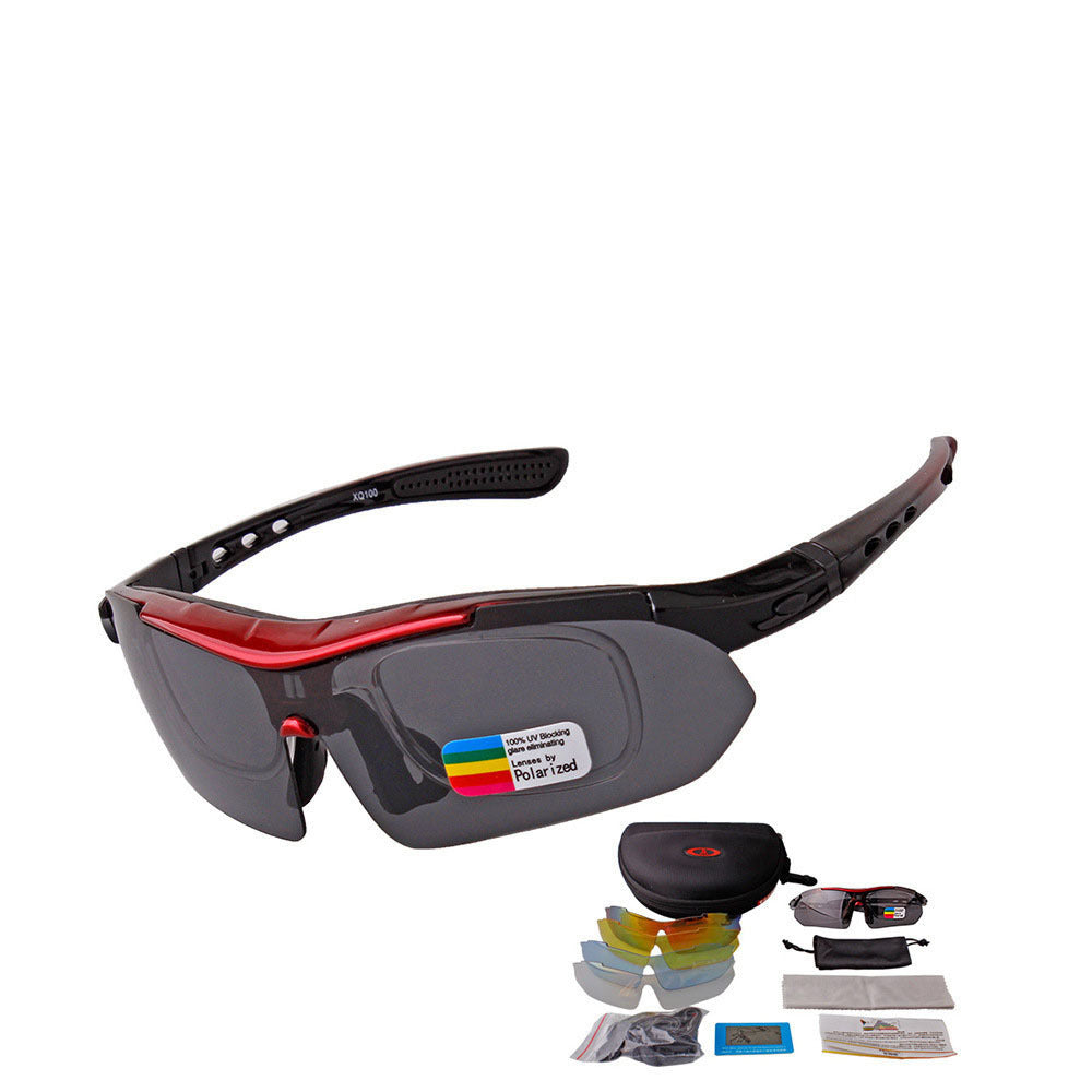 Lunettes Cyclisme Polarisées PC Homme - Coupe-Vent Sport - Camp de Base Farzen