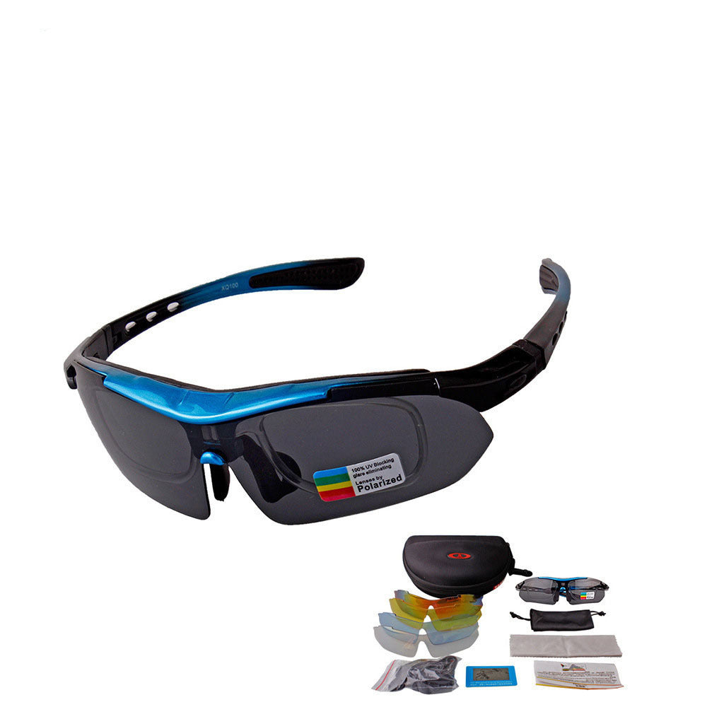Lunettes Cyclisme Polarisées PC Homme - Coupe-Vent Sport - Camp de Base Farzen