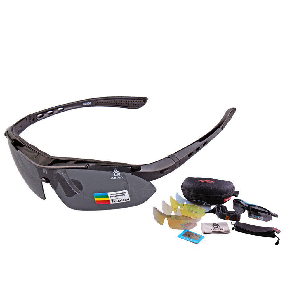 Lunettes Cyclisme Polarisées PC Homme - Coupe-Vent Sport - Camp de Base Farzen