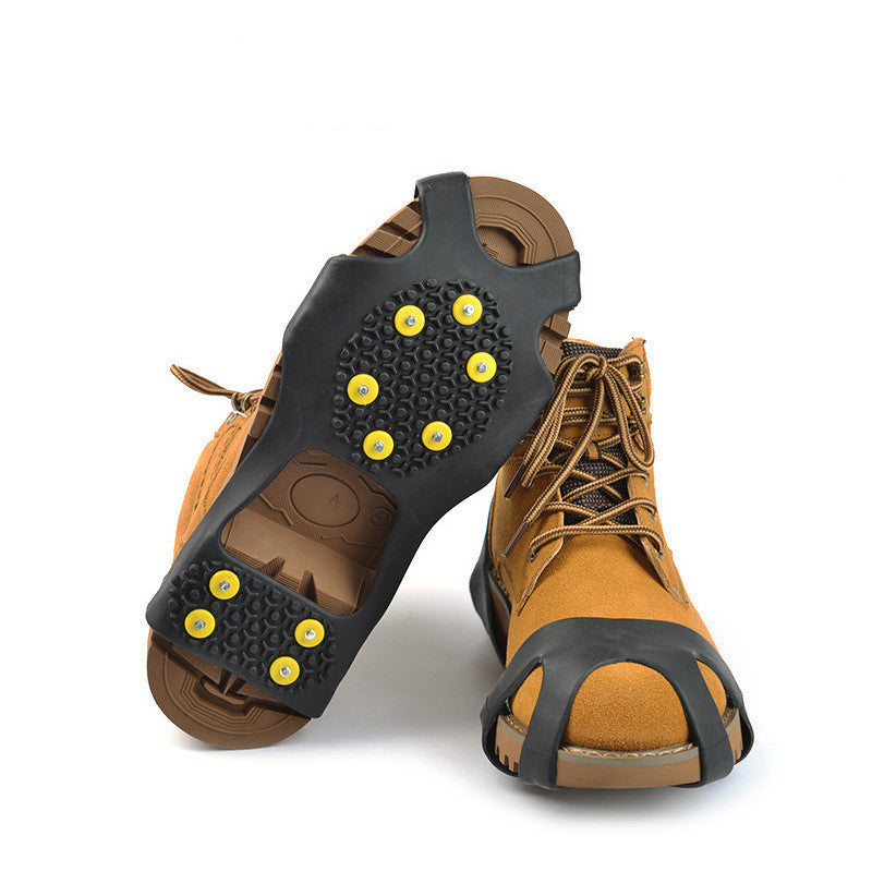 Crampons Chaussures Randonnée - Chaînes Antidérapantes Glace 150g - Camp de Base Farzen