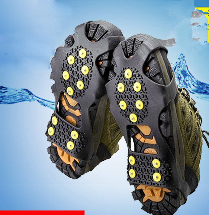 Crampons Chaussures Randonnée - Chaînes Antidérapantes Glace 150g - Camp de Base Farzen