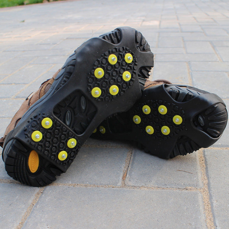 Crampons Chaussures Randonnée - Chaînes Antidérapantes Glace 150g - Camp de Base Farzen