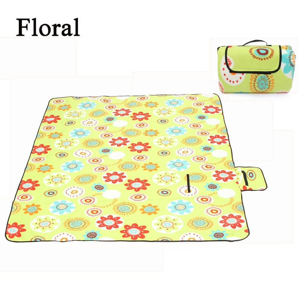 Tapis de Camping Imperméable Épais - Pique-nique et Tente Multi-Motifs - Camp de Base Farzen
