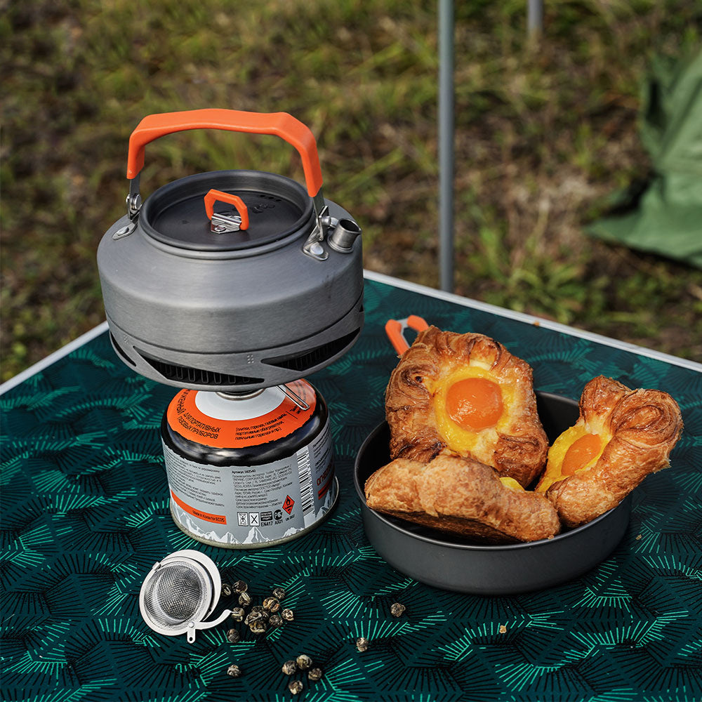 Batterie Cuisine Camping Alumina Set 3 Pièces Portable - Camp de Base Farzen