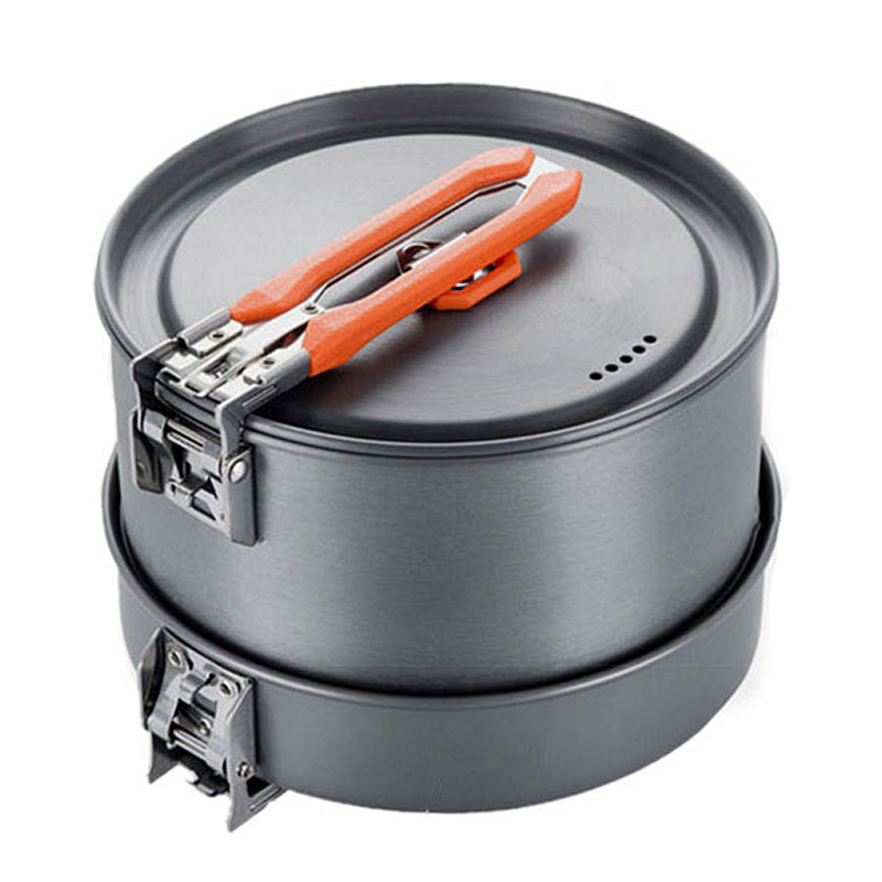 Batterie Cuisine Camping Alumina Set 3 Pièces Portable - Camp de Base Farzen