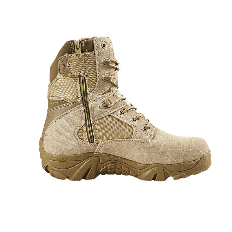 Bottes Delta Cuir Montantes - Outdoor Professionnel 1010g - Camp de Base Farzen