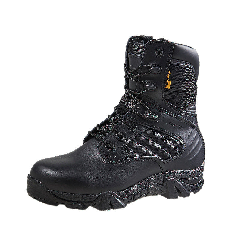 Bottes Delta Cuir Montantes - Outdoor Professionnel 1010g - Camp de Base Farzen