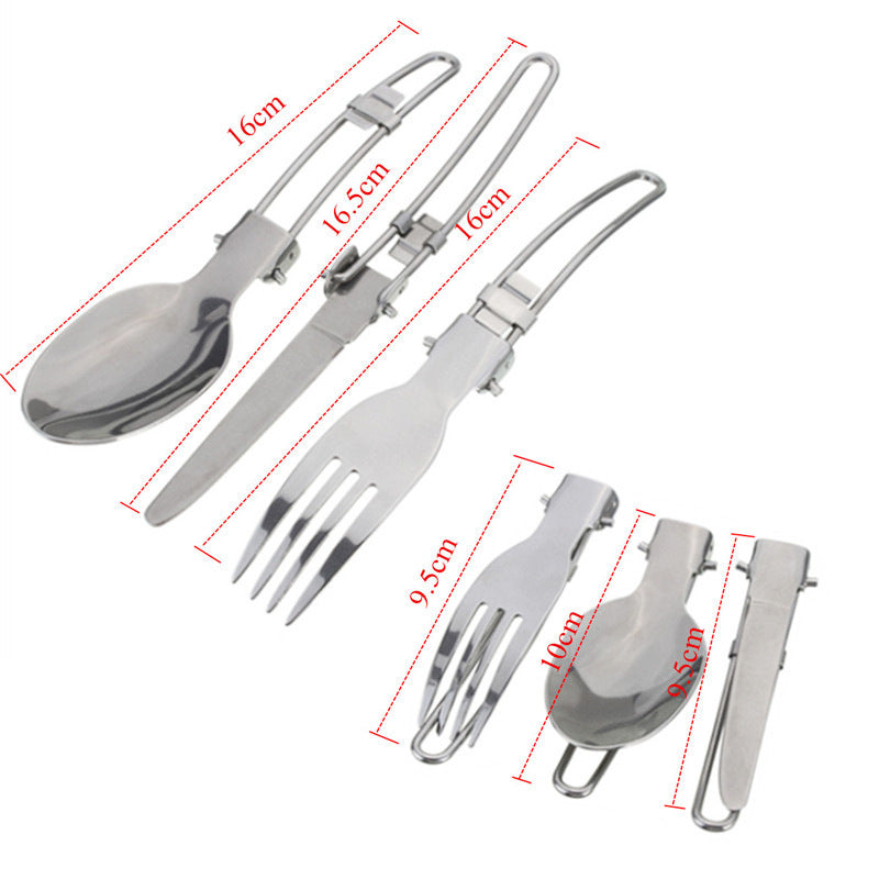 Kit Cuisine Camping Complet Réchaud + 8 Ustensiles Aluminium - Camp de Base Farzen