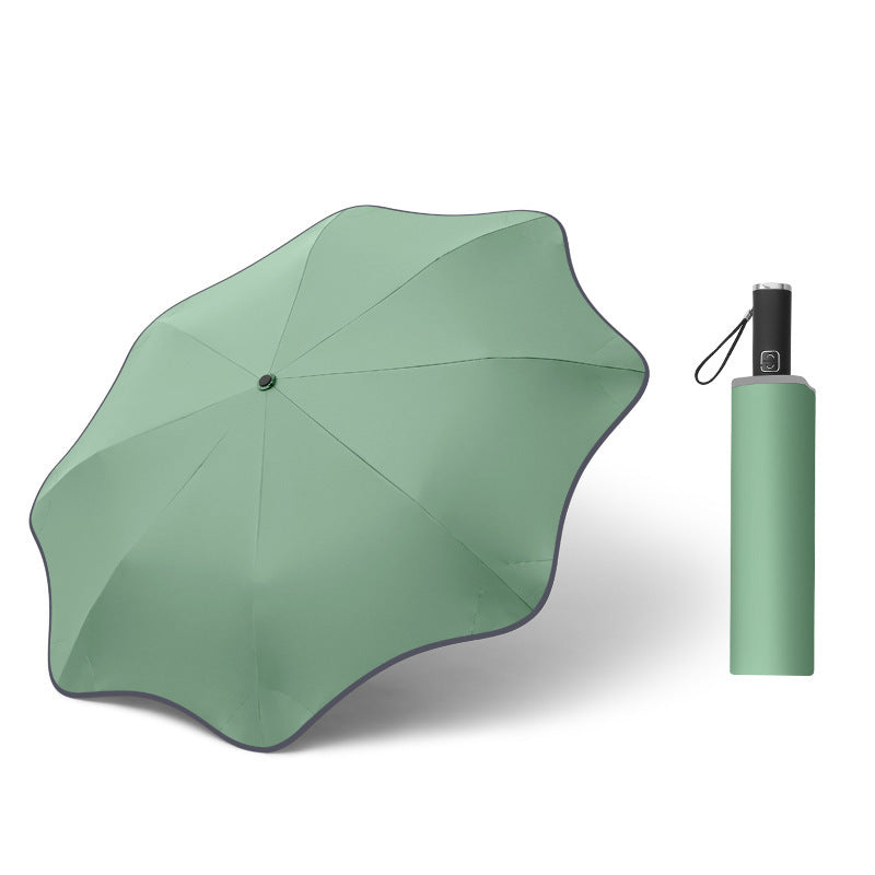 Parapluie Automatique Transparent Lumineux - Design Incurvé LED - Camp de Base Farzen