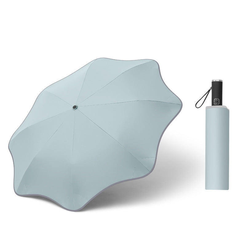 Parapluie Automatique Transparent Lumineux - Design Incurvé LED - Camp de Base Farzen