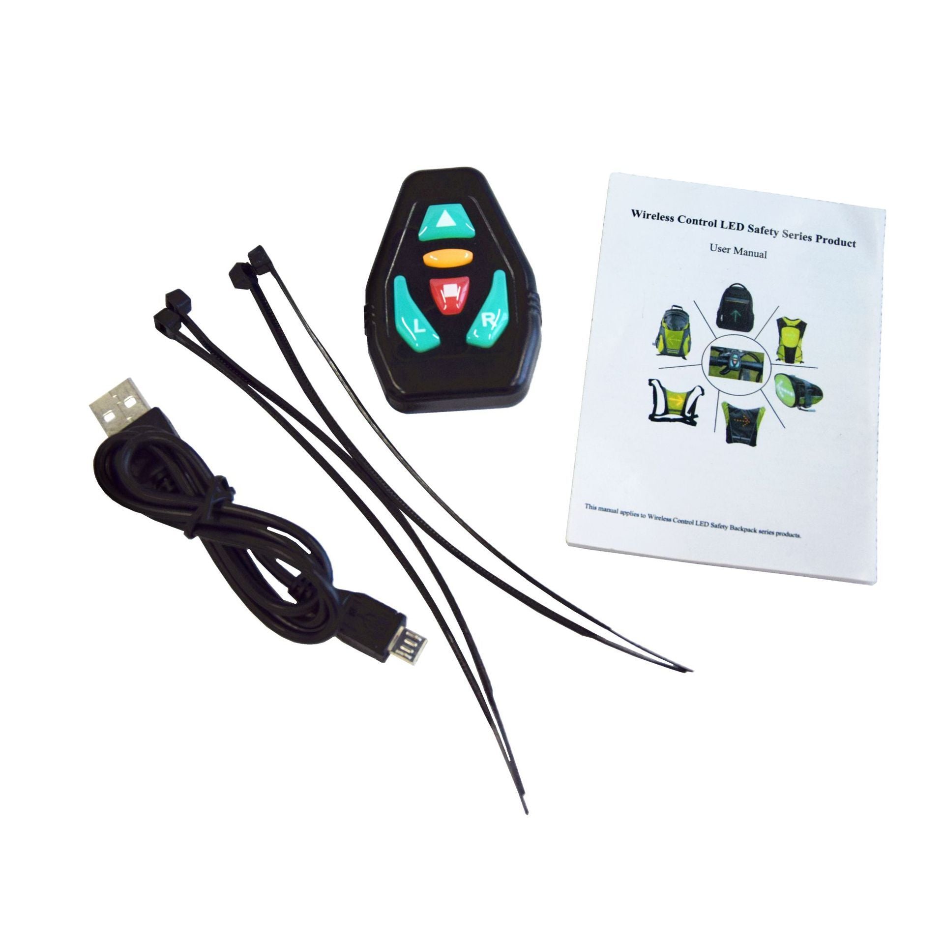 Gilet Signalisation LED Cyclisme - Haute Visibilité Nuit - Camp de Base Farzen