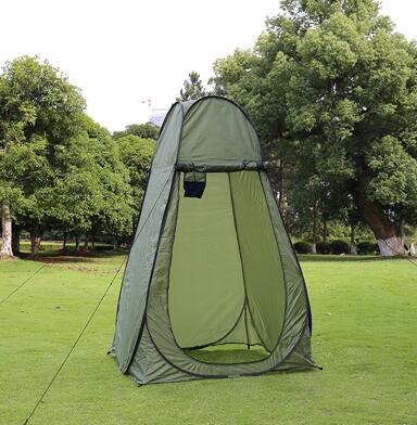 Tente Douche Portable Camping - Abri Privé Multifonction 120x190cm - Camp de Base Farzen